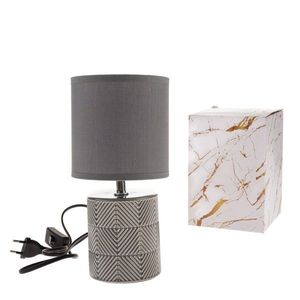 Keramická stolná lampa Dark 27 cm, tm. sivá vyobraziť