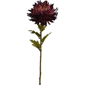 Umelá kvetina Chryzantéma 62 x 18 cm, fialová vyobraziť
