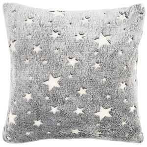 4Home Obliečka na vankúšik Stars svietiaca sivá, 40 x 40 cm vyobraziť