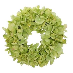 Umelý veniec Hortenzia zelená, pr. 24 cm vyobraziť