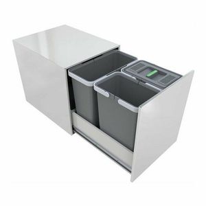 Elletipi Vstavaný odpadkový kôš STREET - výsuvný, 12 + 8 + 8 l vyobraziť