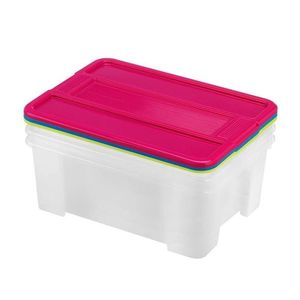 Heidrun Úložný box s vekom 10 l, 3 ks vyobraziť