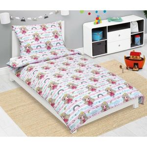 Bellatex Detské bavlnené obliečky Junior Princezná ružová, 140 x 200, 70 x 90 cm vyobraziť