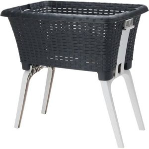 Kôš na bielizeň s nohami Recycled 60 x 40 x 58 cm, antracit vyobraziť