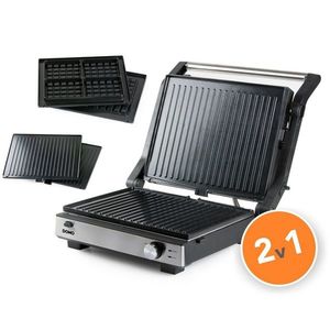 DOMO DO9287G kontaktný gril a vaflovač 2v1 vyobraziť