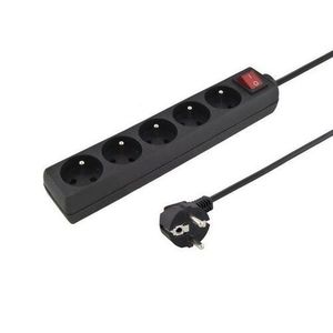 Konnoc DX-5FS predlžovací kábel s vypínačom, 5 zásuviek, 3 m vyobraziť