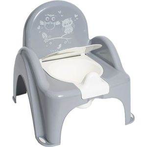 Tega Hrajúci detský nočník s poklopom Sovy sivý vyobraziť