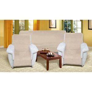 Bellatex Prehozy na sedaciu súpravu Korall micro béžová, 150 x 200 cm, 2ks 65 x 150 cm vyobraziť