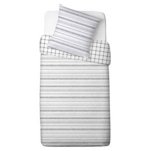 Bavlnené obliečky Renforce Linky sivé, 140 x 200 cm, 70 x 90 cm vyobraziť