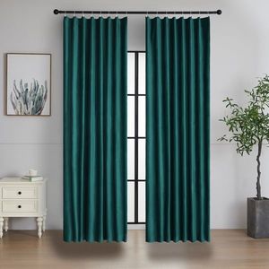 4Home Zatemňovací záves s krúžkami Paris tmavozelená, 150 x 250 cm vyobraziť