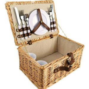 Arôme Piknikový koš pre 4 osoby Natur, 40 x 28 x 20 cm vyobraziť