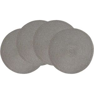 Altom Prestieranie Straw strieborná, pr. 38 cm, sada 4 ks vyobraziť