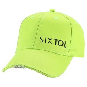 Sixtol Šiltovka s LED svetlom B-CAP 25lm, USB, uni, fluorescenčne zelená vyobraziť