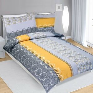 Bellatex Krepové obliečky Krúžky, 140 x 200 cm, 70 x 90 cm vyobraziť