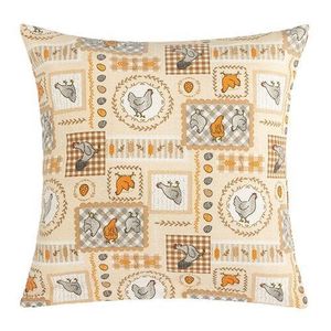 Bellatex Obliečka na vankúšik EMA Veľká noc Sliepočka béžová, 45 x 45 cm vyobraziť