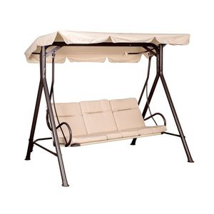 HAPPY GREEN Záhradná hojdačka TARA, tmavohnedá vyobraziť