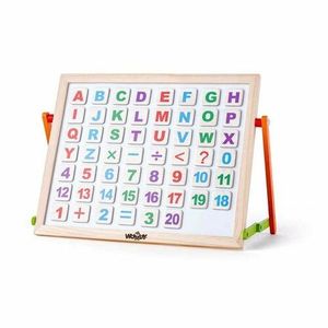 Woody Magnetická tabuľka s ABC na stôl vyobraziť