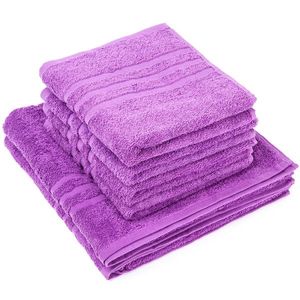 Profod Sada uterákov a osušiek Classic fialová, 4 ks 50 x 100 cm, 2 ks 70 x 140 cm, 4 ks 50 x 100 cm, 2 ks 70 x 140 cm vyobraziť