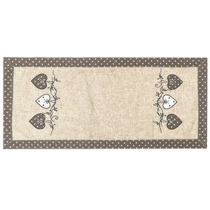 BO-MA Trading Behúň Srdiečka bodka sivá, 40 x 90 cm vyobraziť