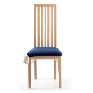 Restilo Napínací poťah na sedák na stoličku indigo, 40 x 40 + 5 cm vyobraziť