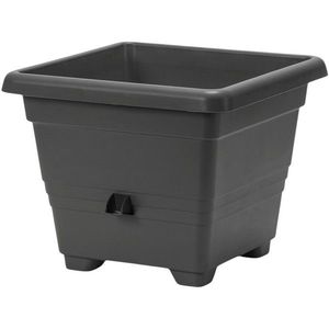 Plastia Kvetináč samozavlažovací BERGAMOT 40 x 40 cm, sivá, 40 x 40 cm vyobraziť