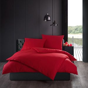 Bavlnené obliečky Color červená, 140 x 200 cm, 70 x 90 cm vyobraziť