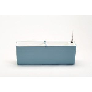 Plastia Samozavlažovací truhlík Berberis 60, sivomodrá + biela , 60 cm vyobraziť