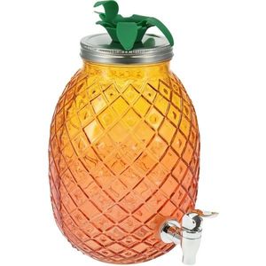 EH Nápojový dávkovač sklenený 4, 5 l, oranžová vyobraziť