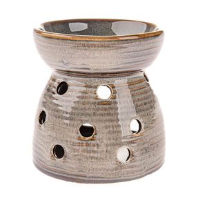 Keramická arómalampa Diya, sivá vyobraziť