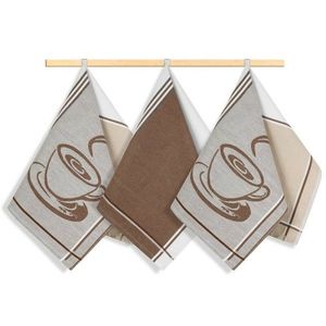 Bellatex Kuchynská utierka Espresso, 50 x 70 cm, set 3 ks vyobraziť