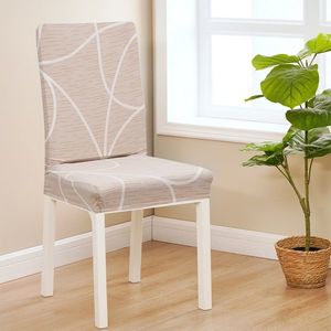 4Home Napínací poťah na stoličku Abstract béžová, 45-50 cm, súprava 2 ks vyobraziť