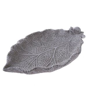 Betónové pítko pre vtáčiky Leaf, 26, 5 x 5, 5 x 16, 5 cm vyobraziť