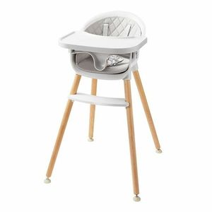 2Kids Toys Jedálenská stolička, sivá vyobraziť