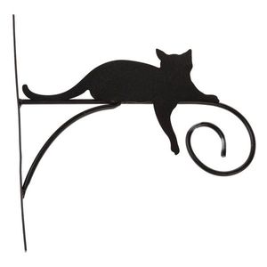 Dekoračný kovový závesný hák s mačkou, 27 x 1, 5 x 26, 5 cm vyobraziť