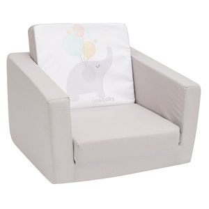 New Baby Detské rozkladacie kresielko Elephant, sivá vyobraziť