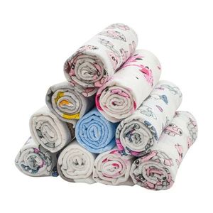 New Baby Bavlnené Plienky S Potlačou 10 Ks vyobraziť