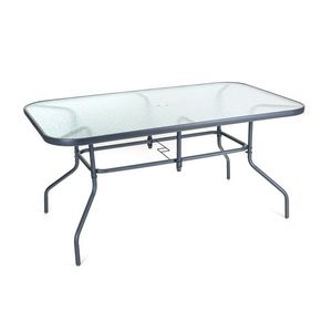 Happy Green Záhradný stôl so sklenenou doskou Verre, 150 x 90 x 72 cm vyobraziť