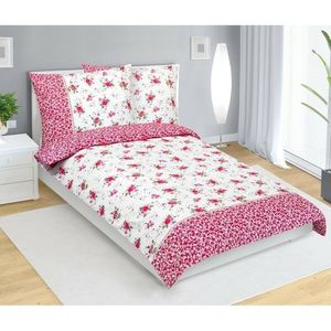 Bellatex Bavlnené obliečky Ružička ružová, 140 x 200 cm, 70 x 90 cm vyobraziť
