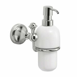 GEDY NV8013 Nevis dávkovač mydla, keramika, chróm vyobraziť