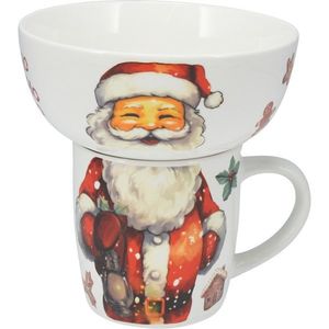 Raňajková sada Santa, 2 ks, porcelán vyobraziť