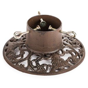 Liatinový stojan na vianočný stromček Harmony, hnedá, 29 x 29 x 12 cm, 3 skrutky vyobraziť