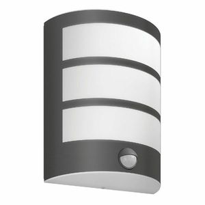 Philips Python UltraEfficient vonkajšie nástenné svietidlo so senzorom LED 3, 8 W 2700K, antracit vyobraziť