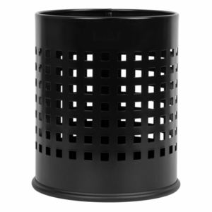 Alda Odpadkový kôš Officer dierovaný 7 l, čiernačierny, 7 l vyobraziť
