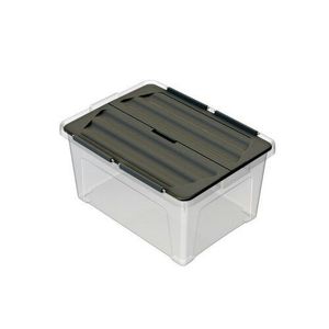 Multibox s pripevneným vekom Eco 30 l, čierne veko, 30 l vyobraziť