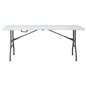 Autronic Záhradný stôl, kov, plast, biela, AZ-K1002 WT vyobraziť