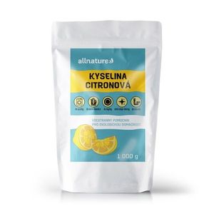 Allnature Kyselina citrónová 1000 g vyobraziť