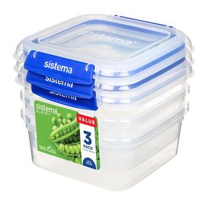 Sistema Set 3 ks vodotesných krabičiek na potraviny KLIP IT PLUS 2 klipy 1, 15 l vyobraziť