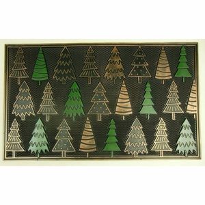 Boma Trading Gumová rohožka Stromčeky, 47 x 75 cm vyobraziť