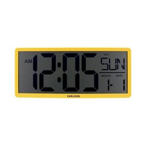 Karlsson 6020YE digitálne hodiny žltá, 35 cm vyobraziť