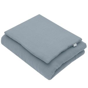 New Baby Mušelínový set s výplňou modrá, 80 x 70 cm vyobraziť